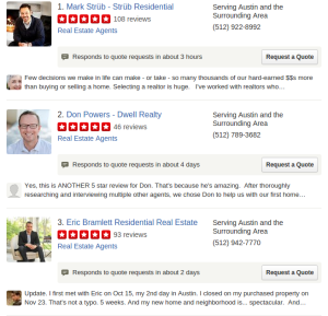 Austin Yelp Real Estate